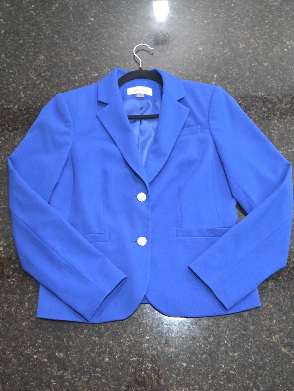 Calvin Klein Women's Royal Blue Tailored Blazer